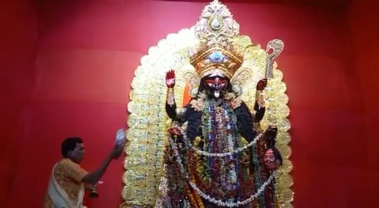 Kali puja in a city pandal, watch on ANM News
