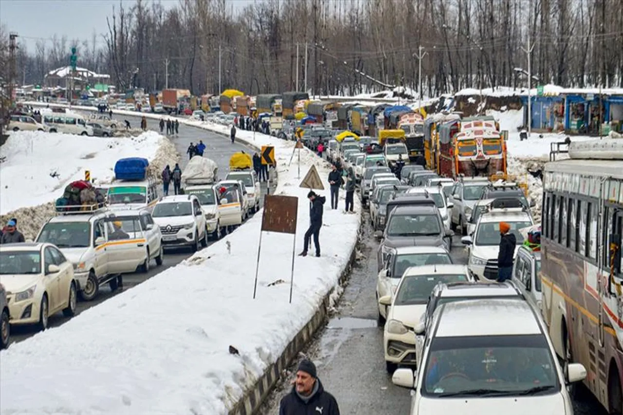 Jammu-Srinagar national highway closed for vehicular traffic due to landslide