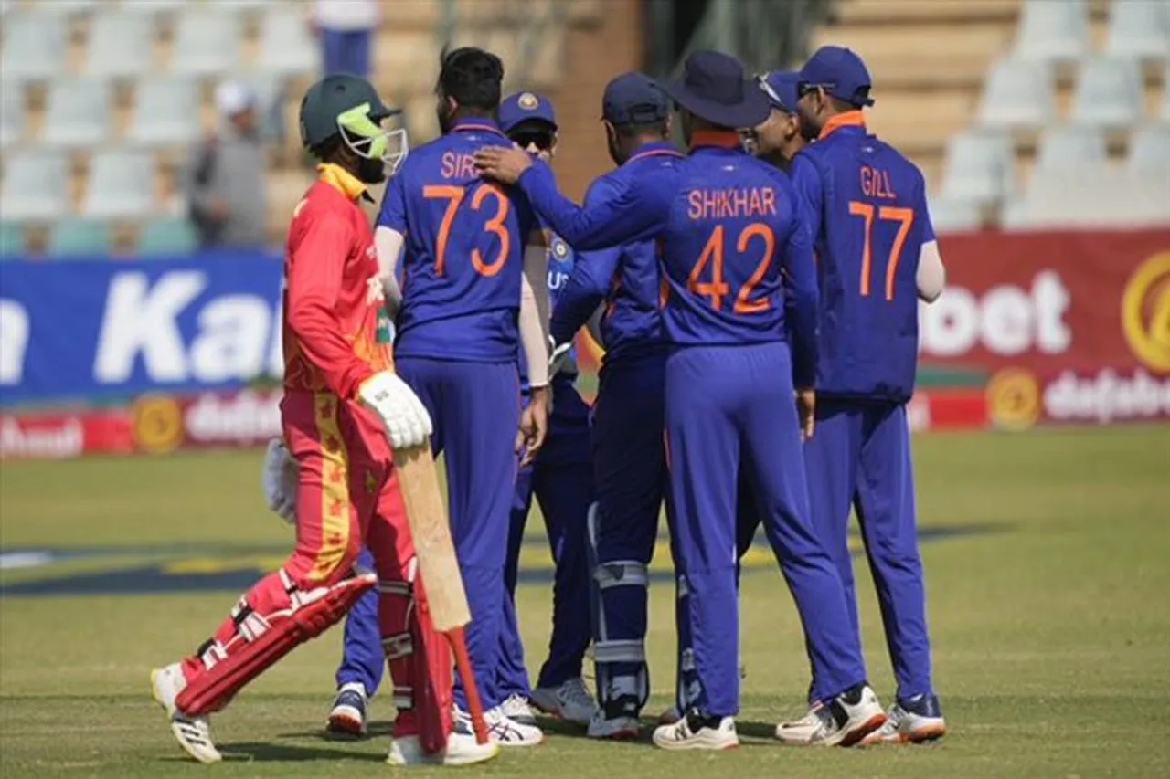 Back to back win for team India against Zimbabwe