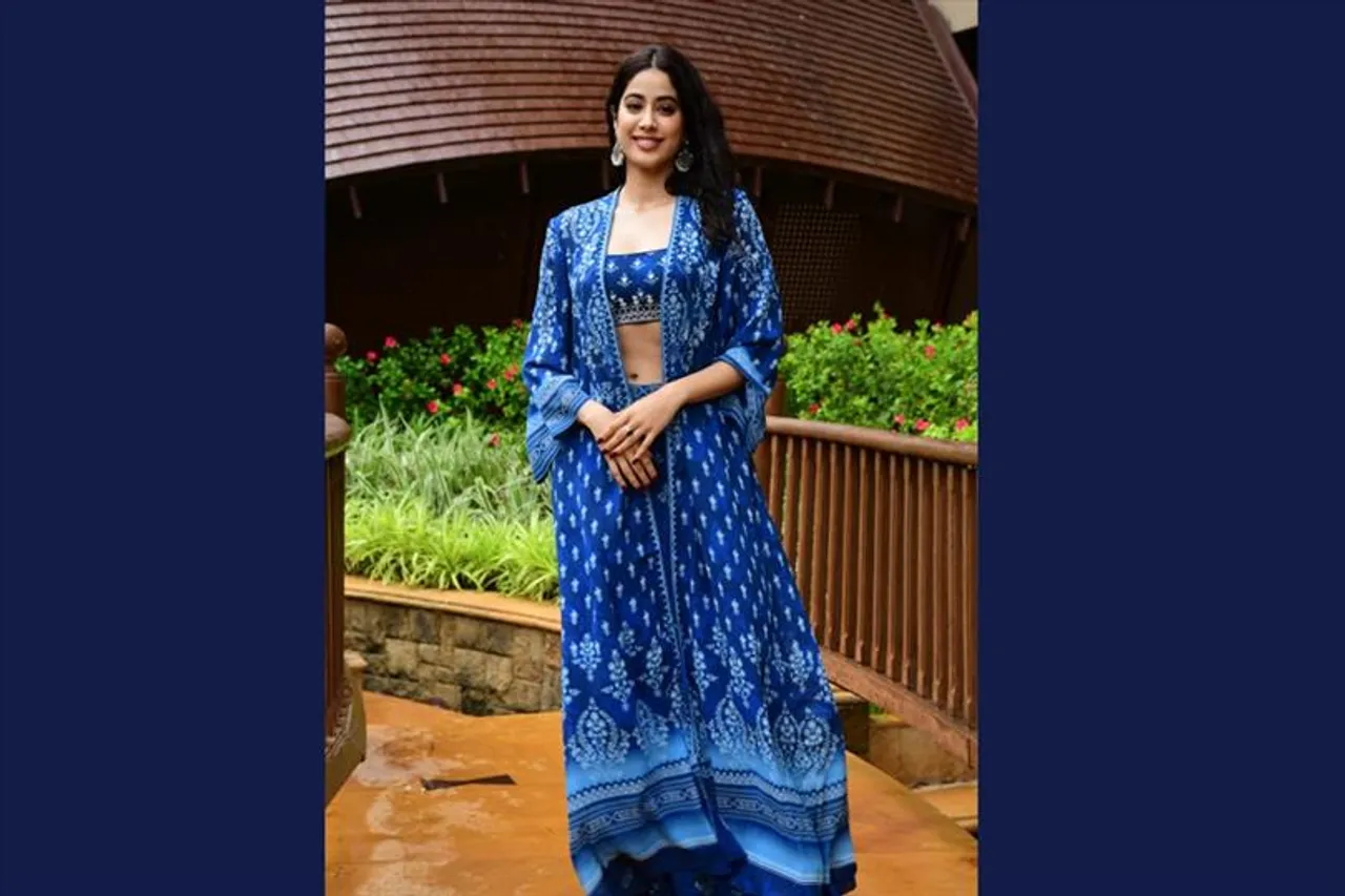 Janhvi Kapoor for the promotion of ‘Good Luck Jerry’