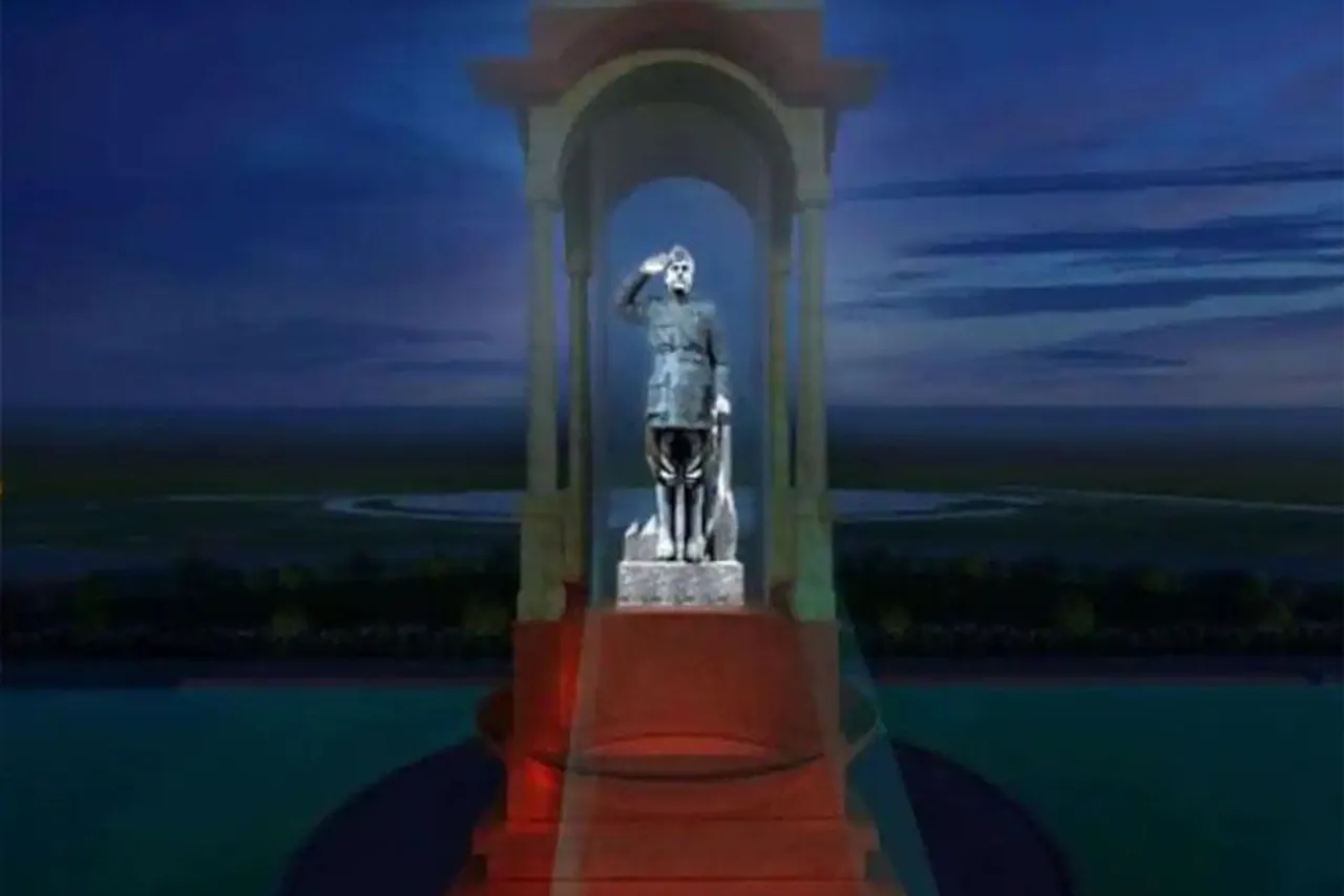 In the 75th year of independence, a 30-foot statue of Netaji is going to place at India Gate