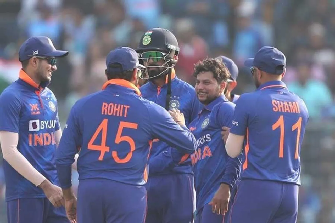 Sri Lanka gave India a target of 216 runs