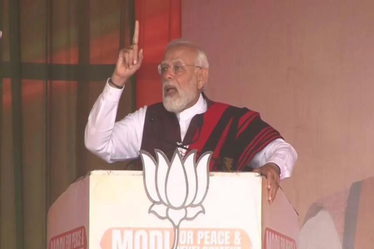There was no incident of violence during the Tripura elections: PM Modi