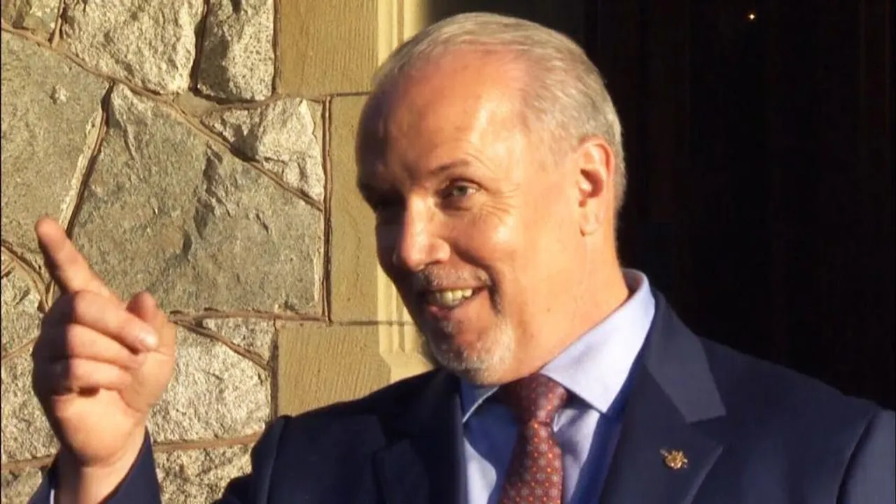 BRITISH COLUMBIA (B.C) PREMIER JOHN HOGAN ENCOURAGES PEOPLE TO THINK BEFORE THEY HOP ONTO THEIR CAR  AMIDST RISING GAS PRICES.