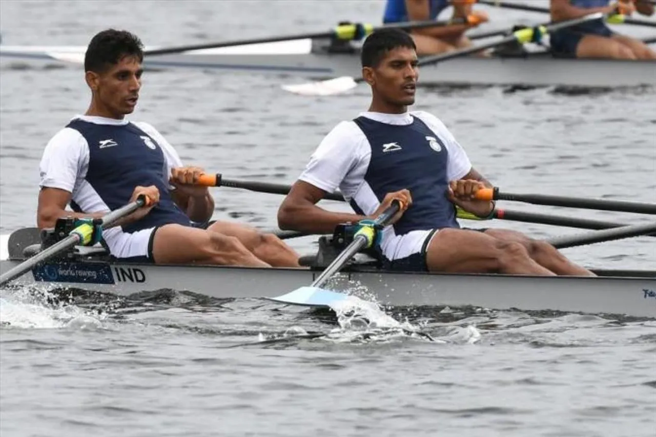 India in final 'B' in Rowing