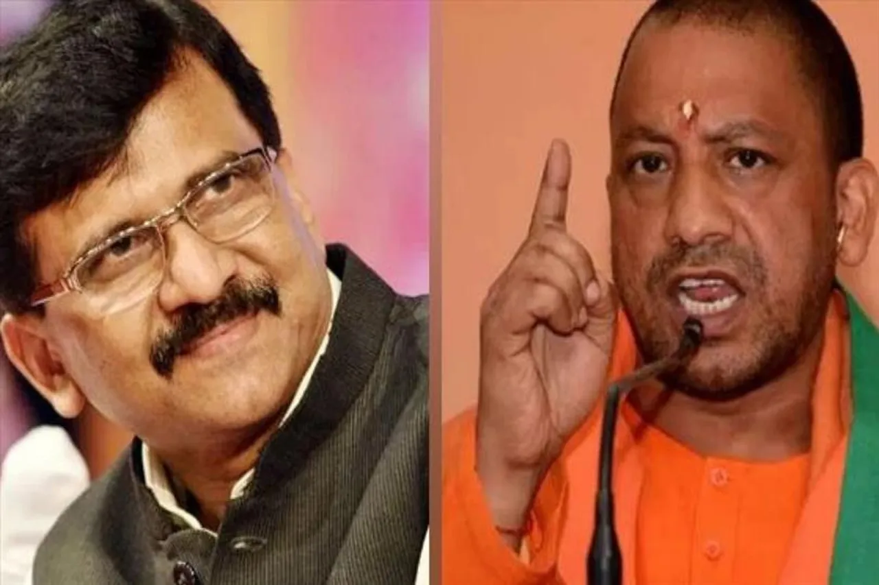 Shivsena attacks Yogi, BJP on Hanuman Chalisa row