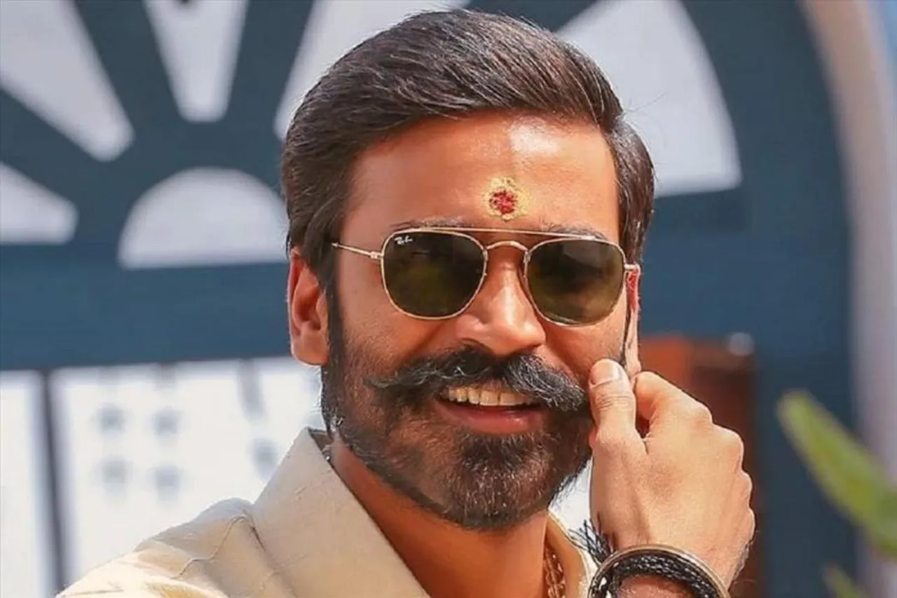 Dhanush at the promotions of the Gray Man