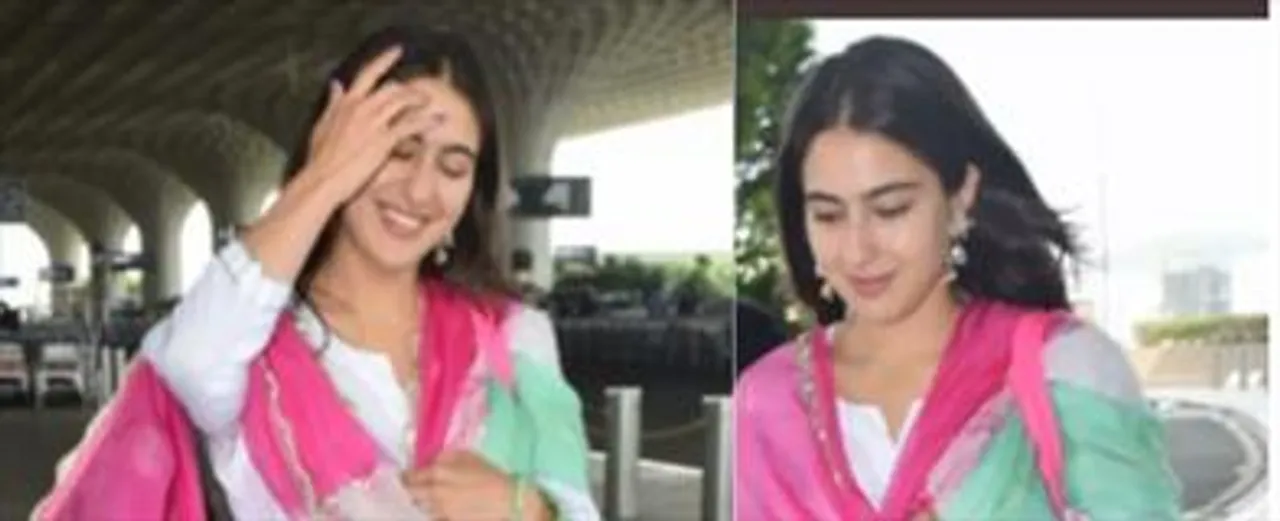 Sara Ali Khan spotted in an ethnic look at the Airport
