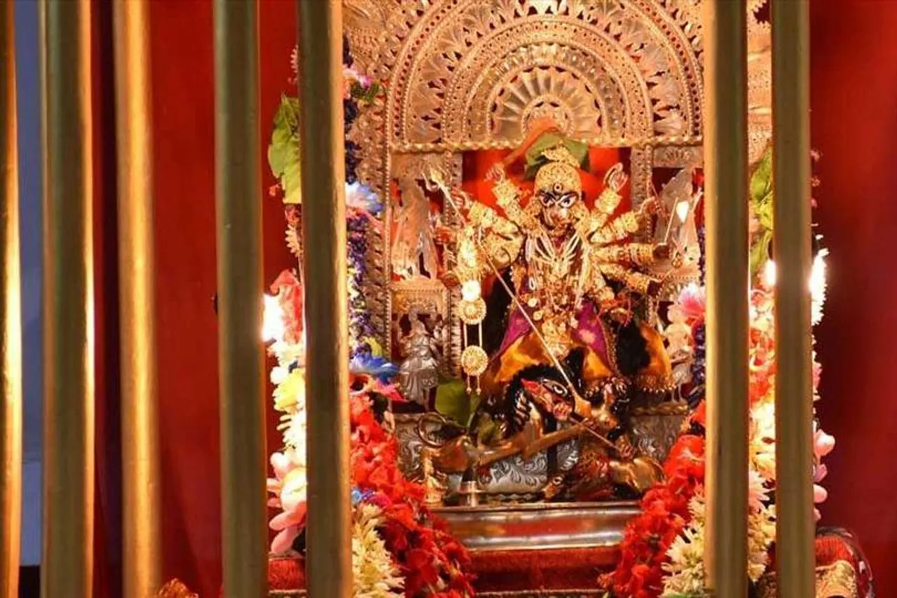 Durga Puja at Purnendu Chandra Dhar's house