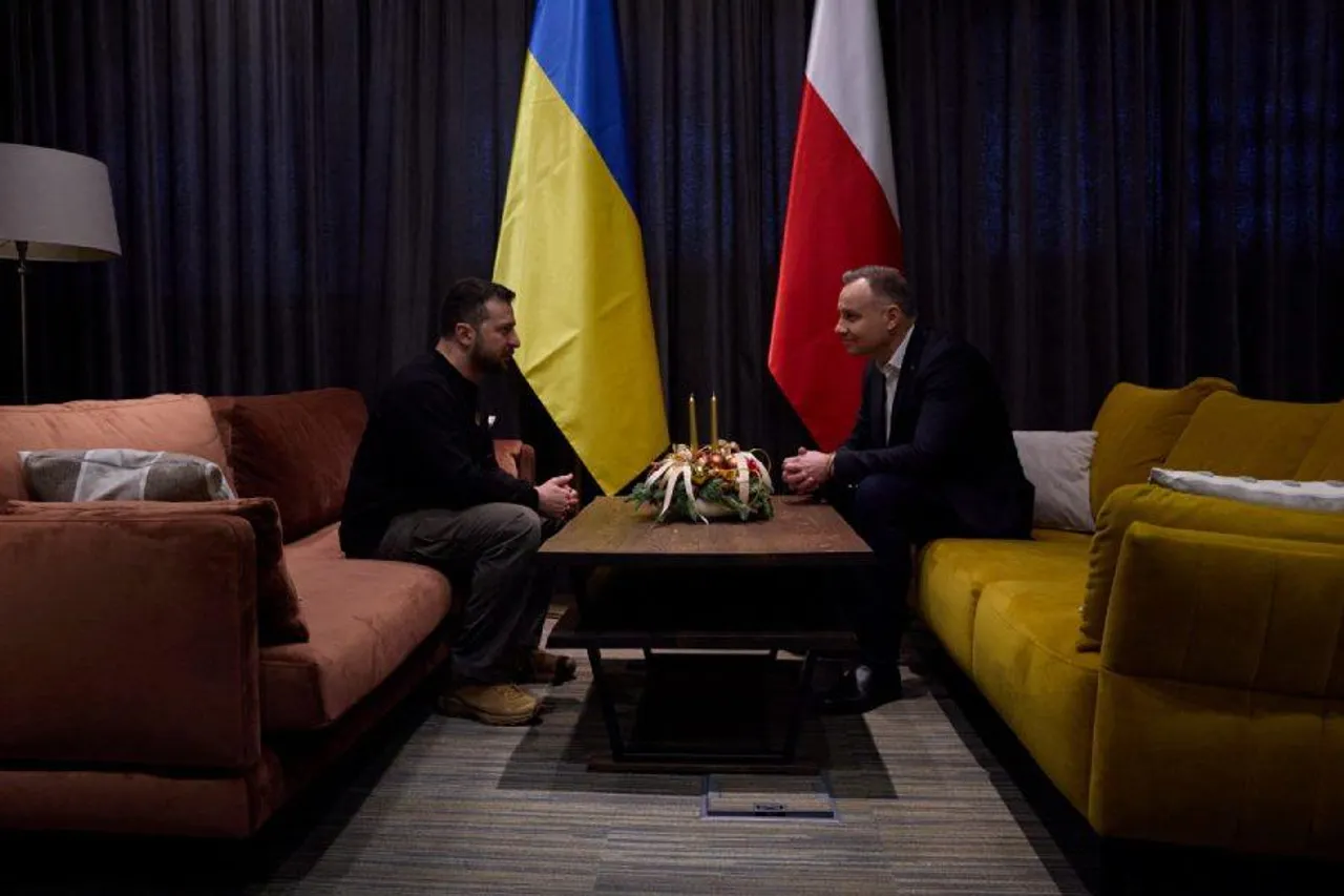 Zelenskiy met with the Polish President