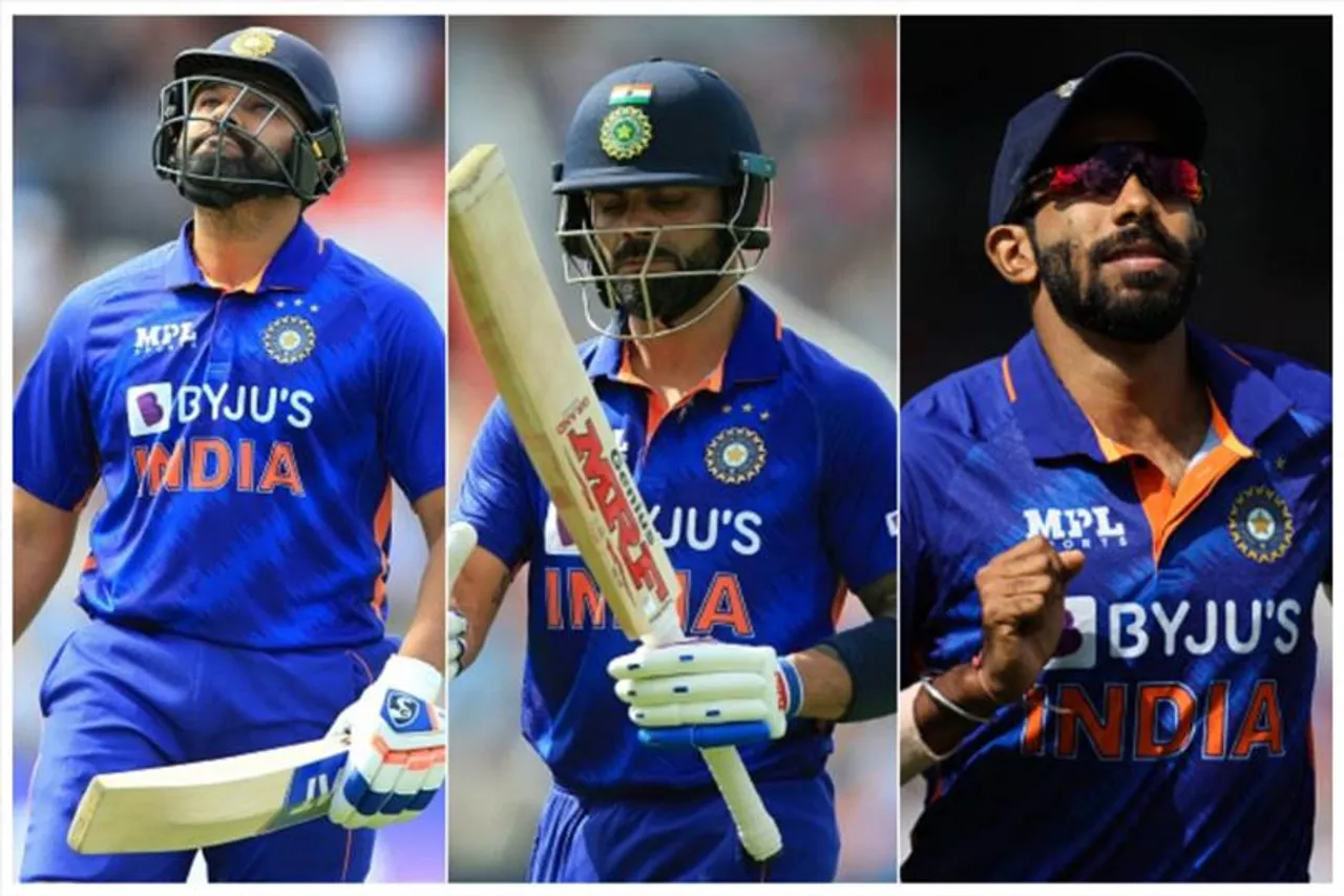 Virat, Rohit, Bumrah have played only two ODIs together in the last two years.