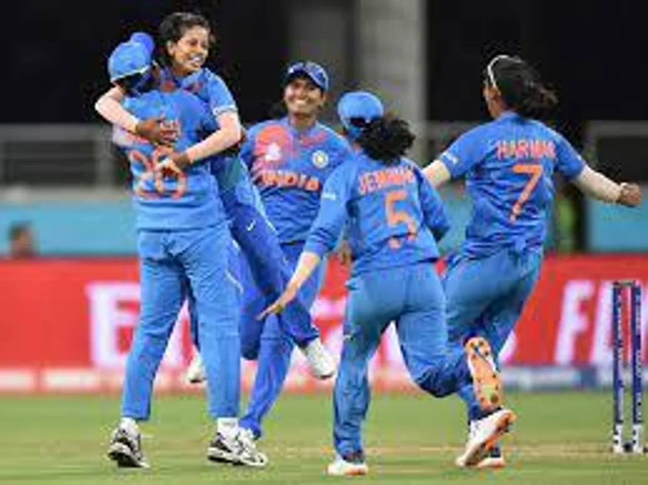 Where is the place of India in the points list of Women's World Cup?