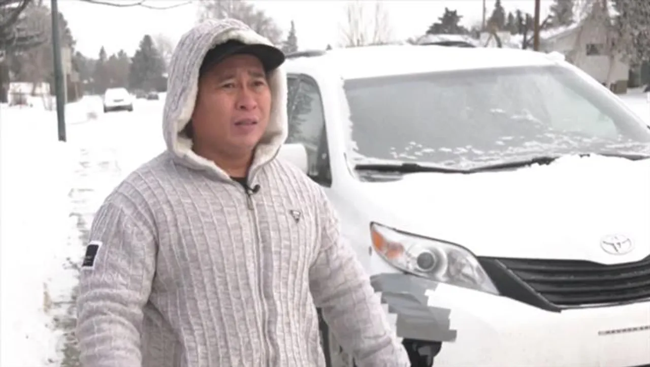 CALGARY FATHER STOPS ALLEGED CARJACKING, WITH HIS CHILDREN IN THE BACKSEAT.