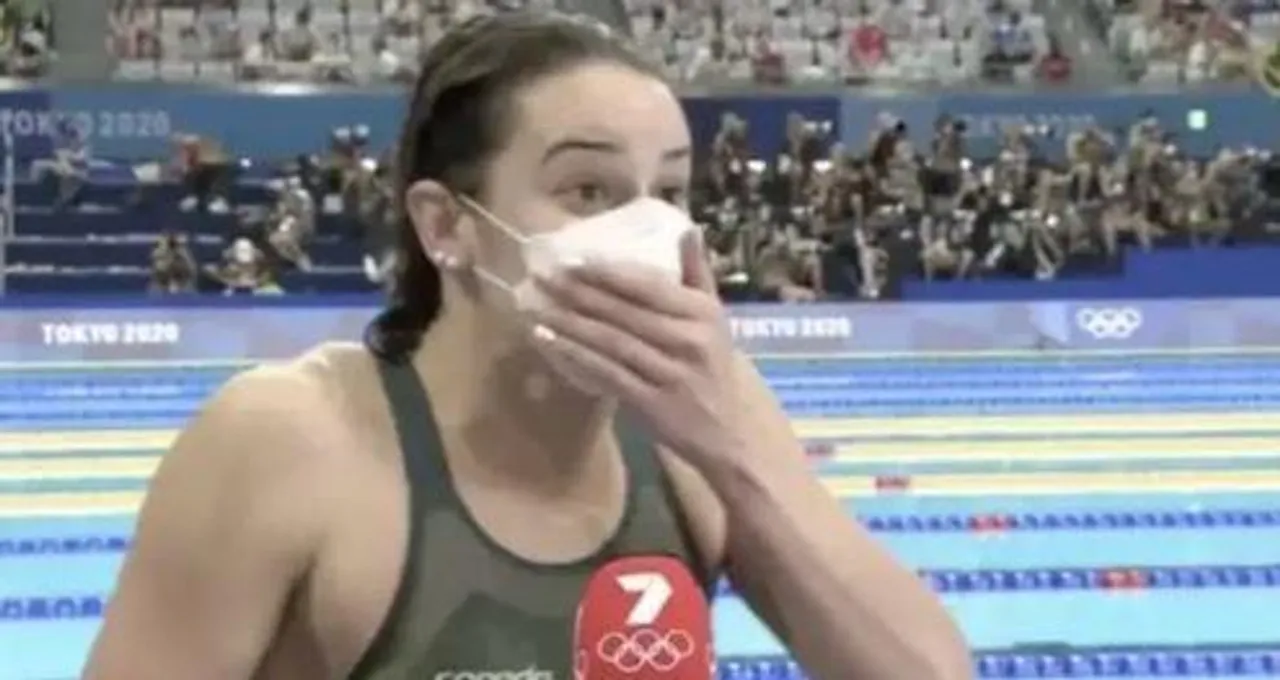 F**k yeah, I broke the Olympic record : Kaylee McKeown live on television