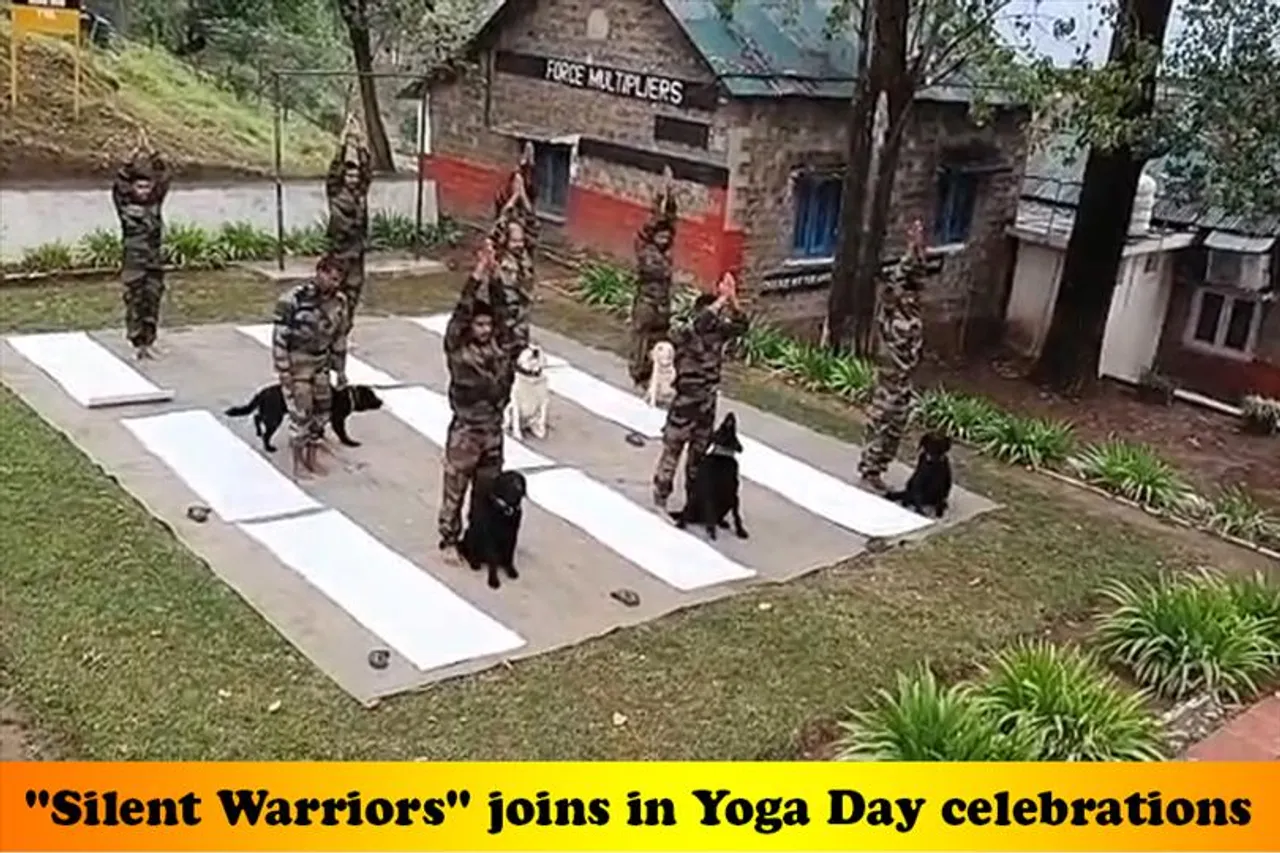 "Silent Warriors" joins in Yoga Day celebrations in J&K