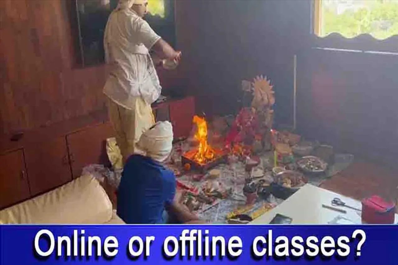 Online or offline classes? Pray to Debi Saraswati
