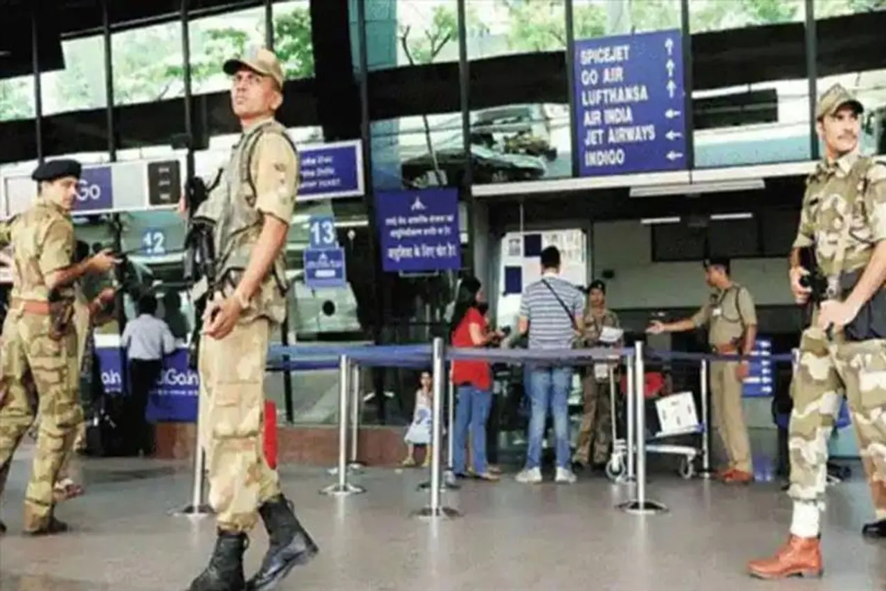 A CISF constable shooting himself