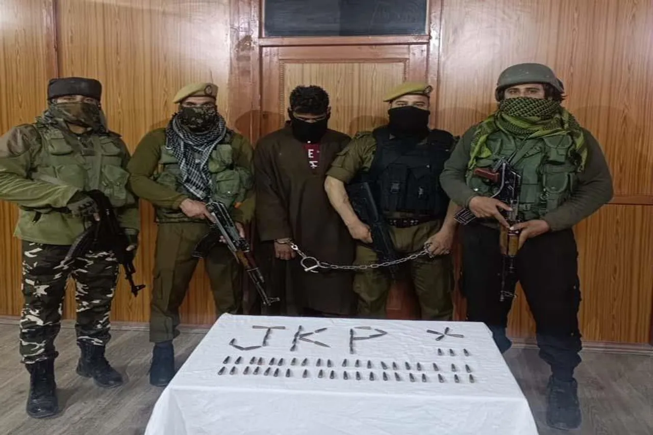 J&K: Joint forces arrest Lashkar militant associate with 71 rounds of bullets