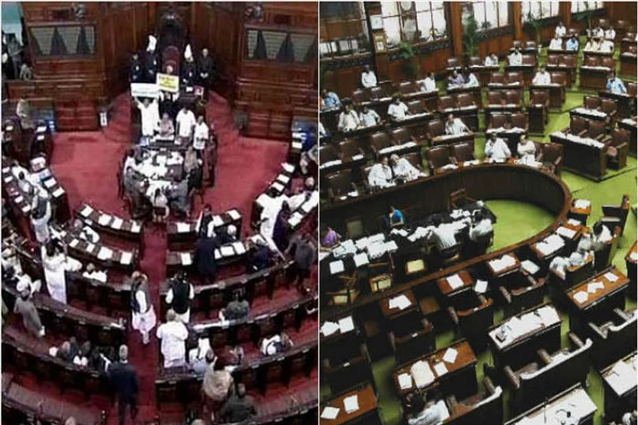 Loksabha and Rajyasabha session adjourned till 2 pm