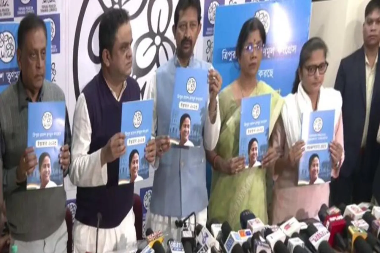 Trinamool releases election manifesto in Tripura