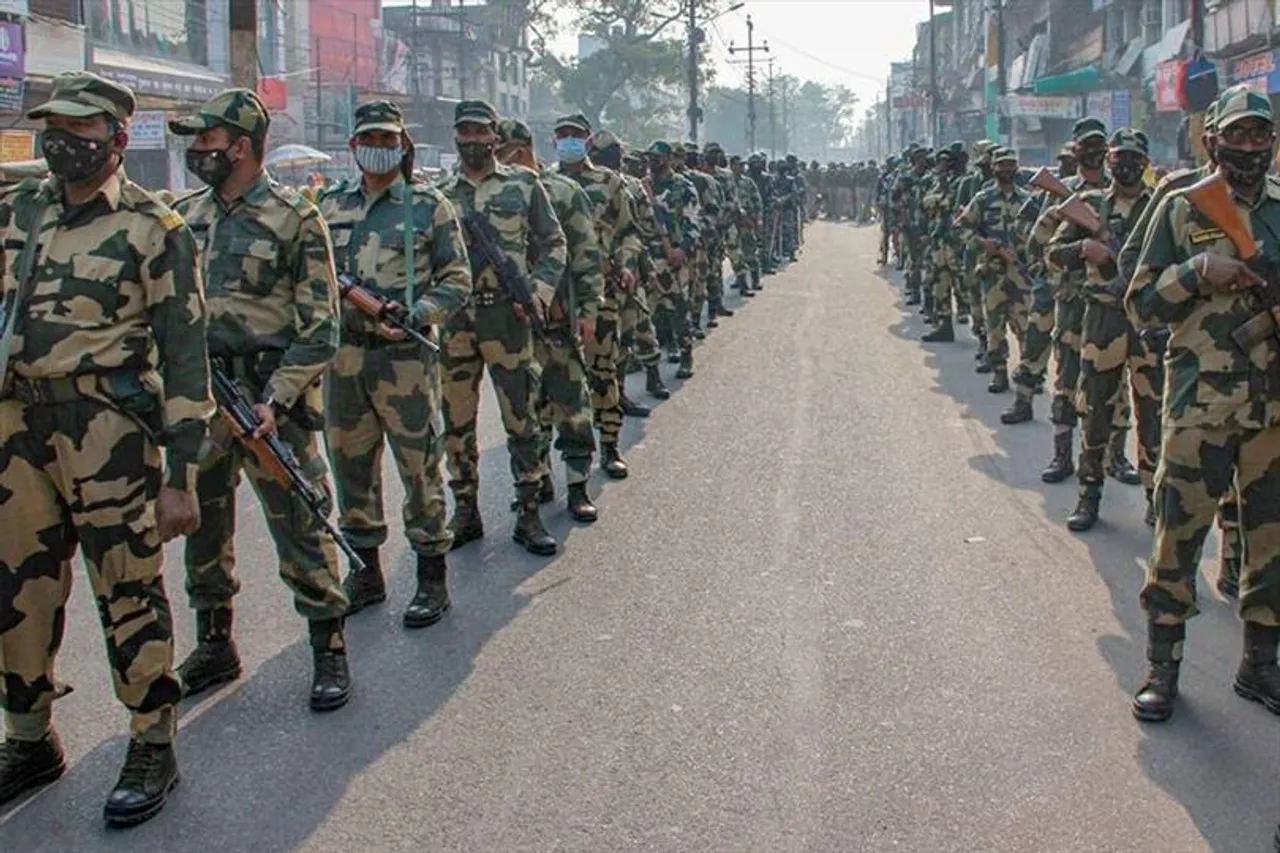 UP Election 2022: 129 Company Force of CAPF deployed on all booths