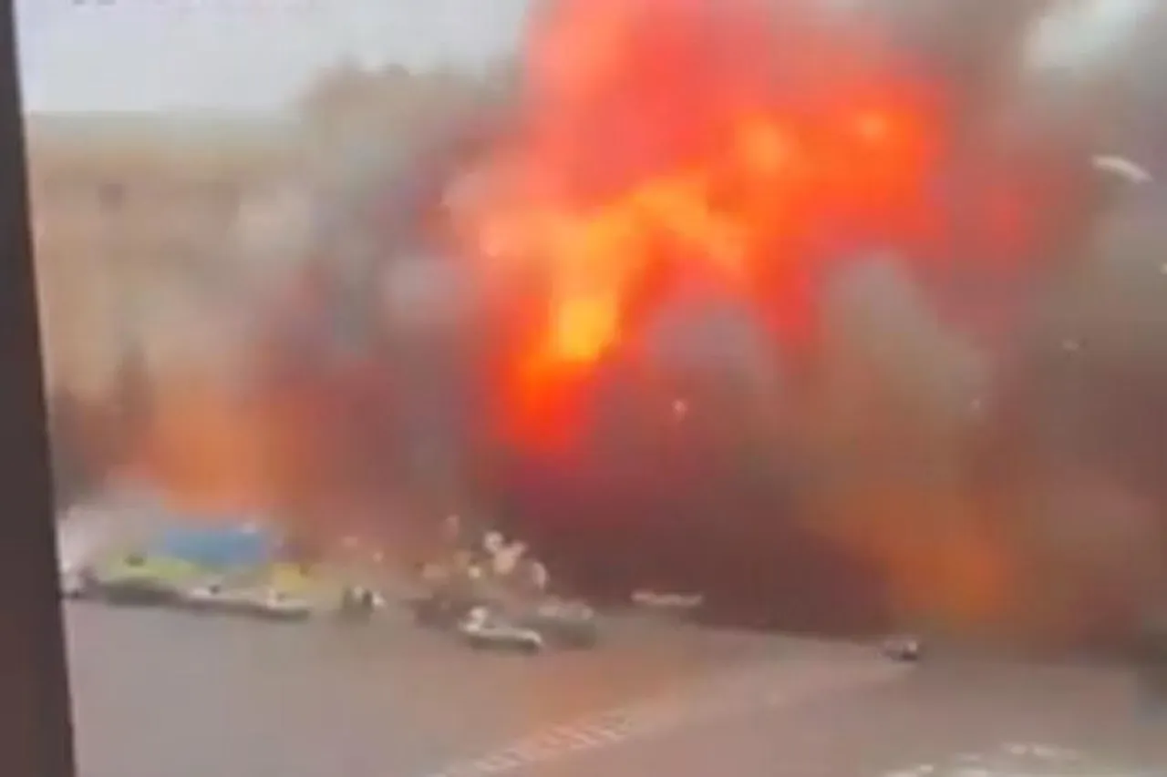 Massive explosion ripped through Kharkhov