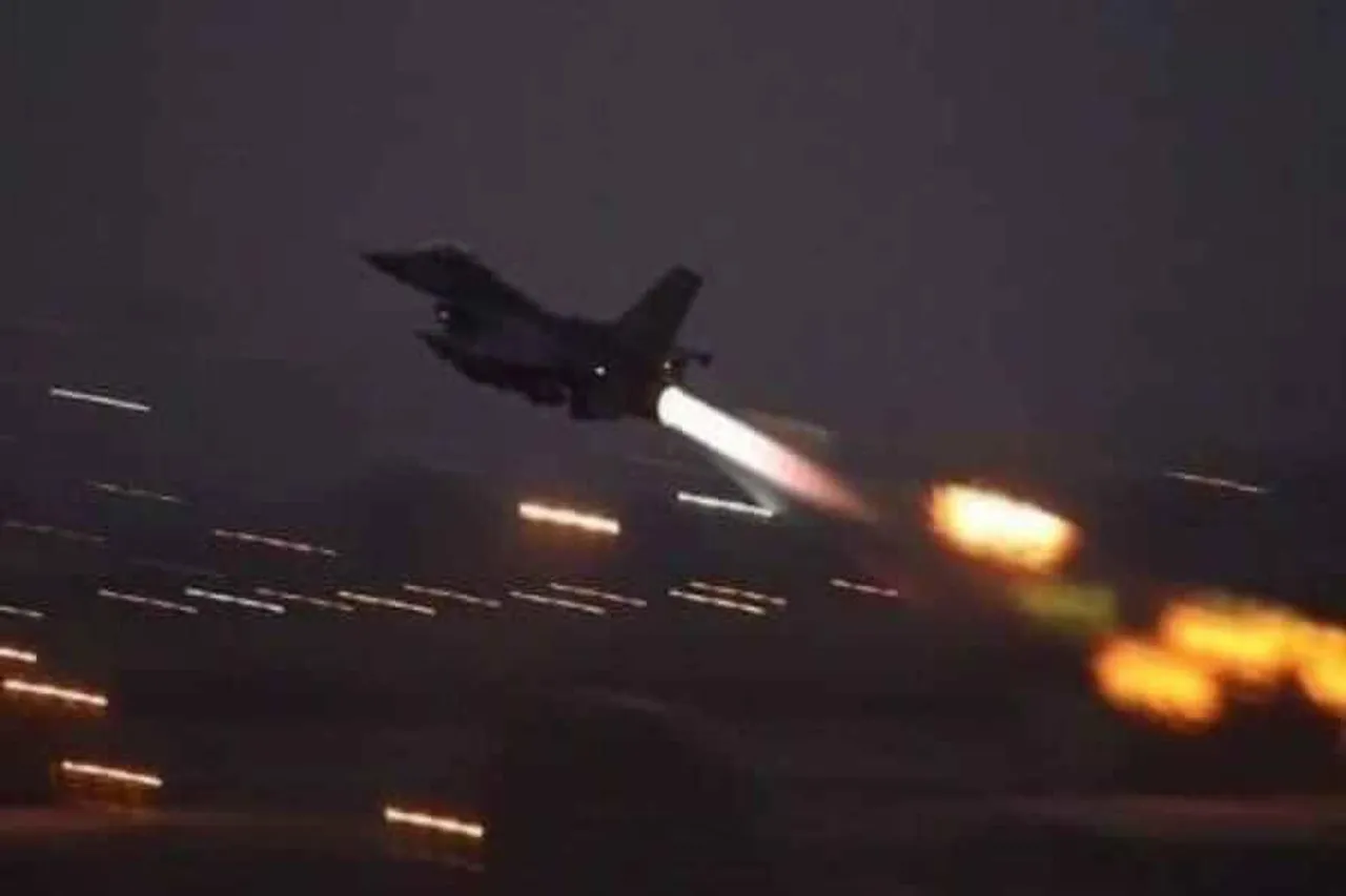 Airstrikes in Kobane, Syria
