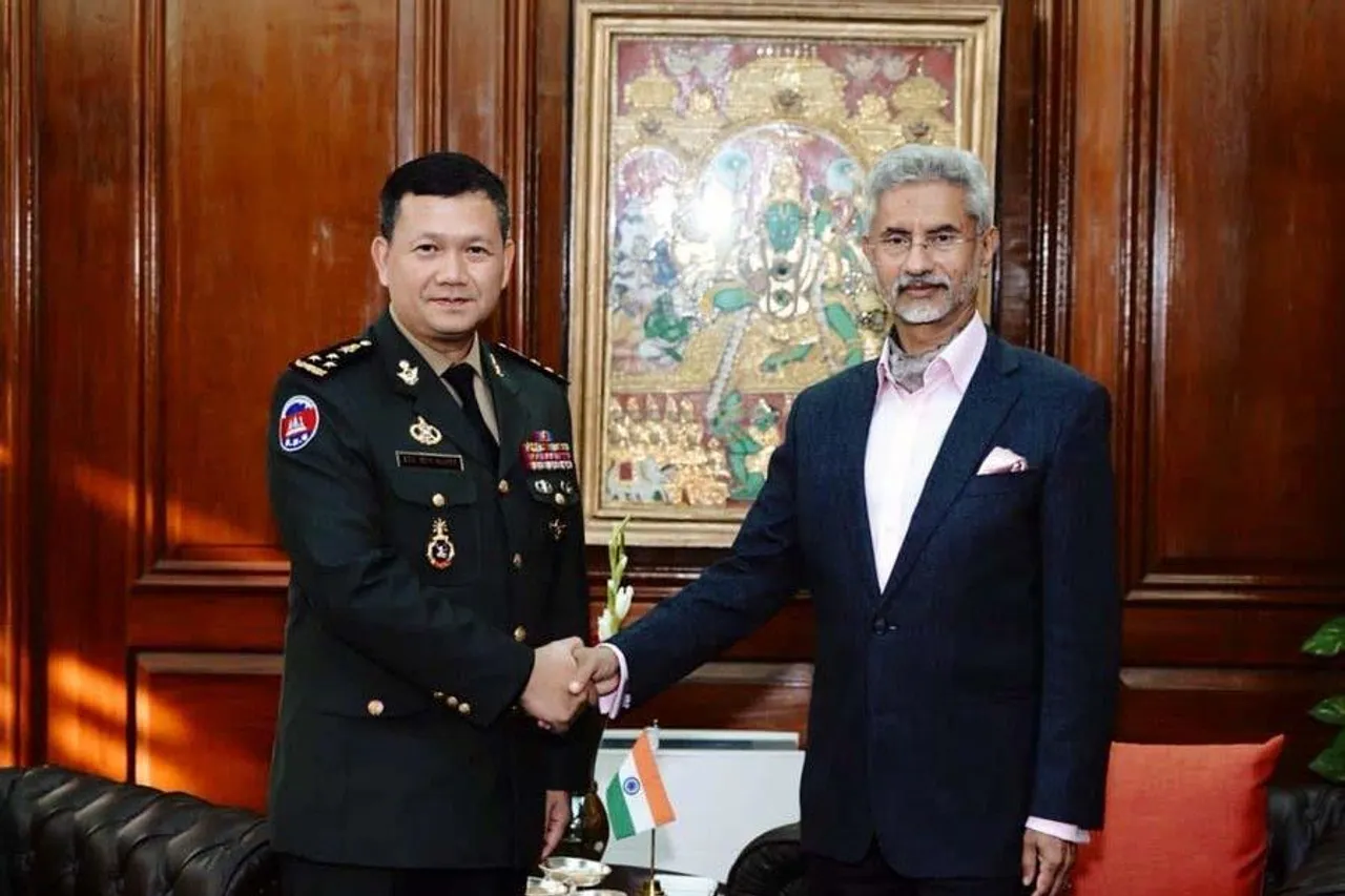 Dr. S. Jaishankar met Lt. Gen. Hun Manet of Cambodia