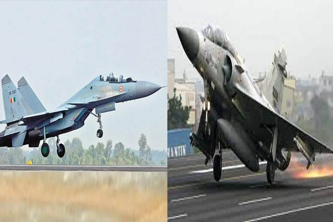 Sukhoi-30 and Mirage-20 aircraft crashed in Madhya Pradesh