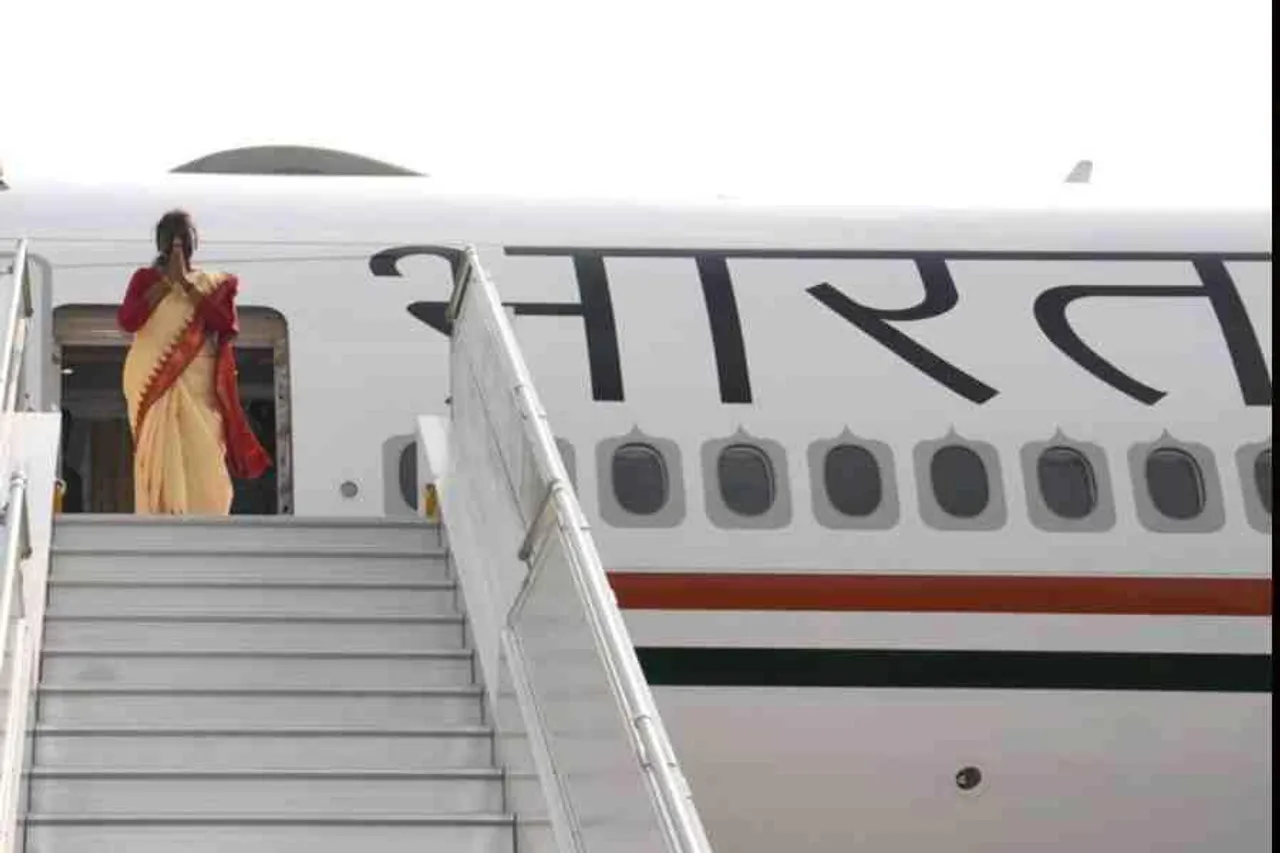 President Draupadi Murmu left for London