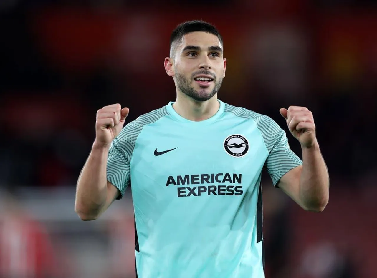 Maupay left it late for Brighton