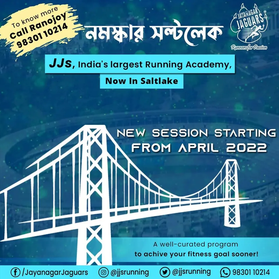 India's biggest running group started its structural training program in Saltlake, Kolkata.