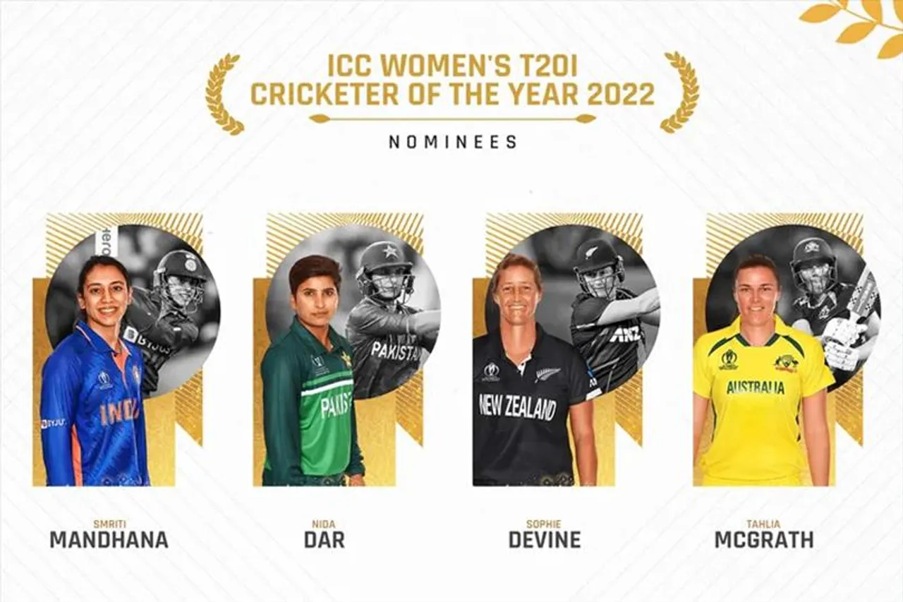 ICC has announced the nominees for the Women's T20 Cricketer of the Year 2022 award