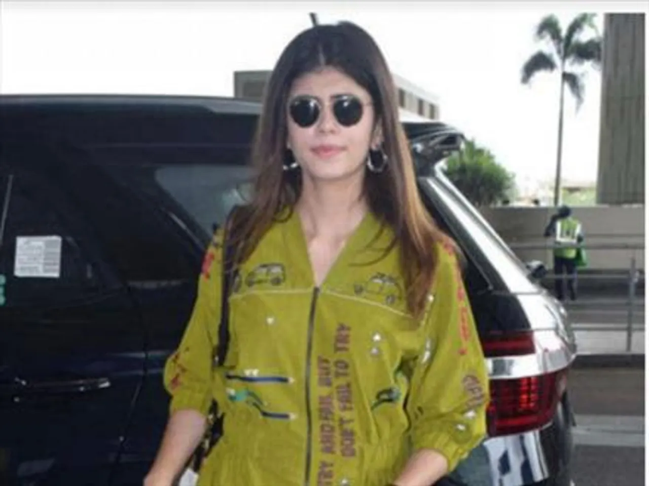 Sanjana Sanghi spotted at the airport