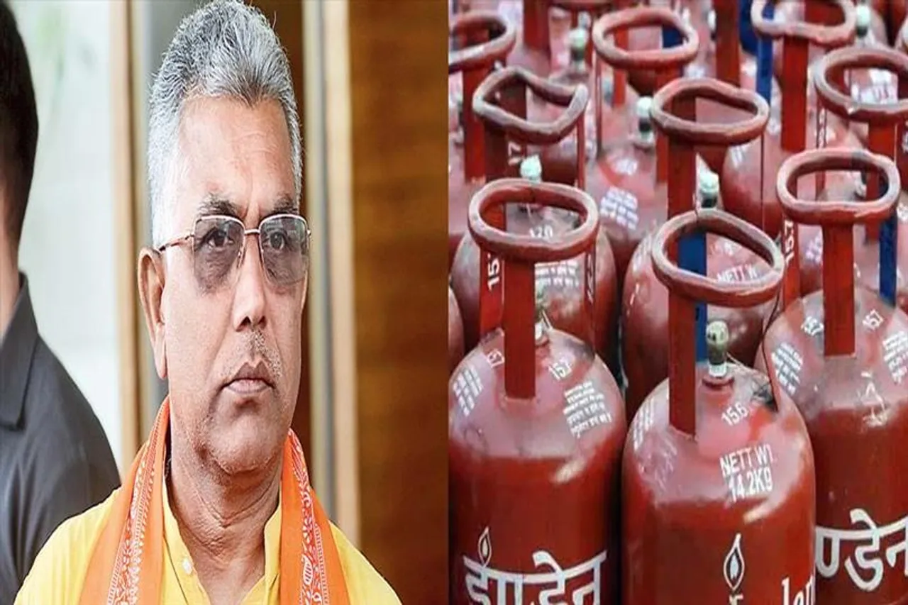 Dilip Ghosh talks about price hike of LPG gas and Domestic gas cylinder