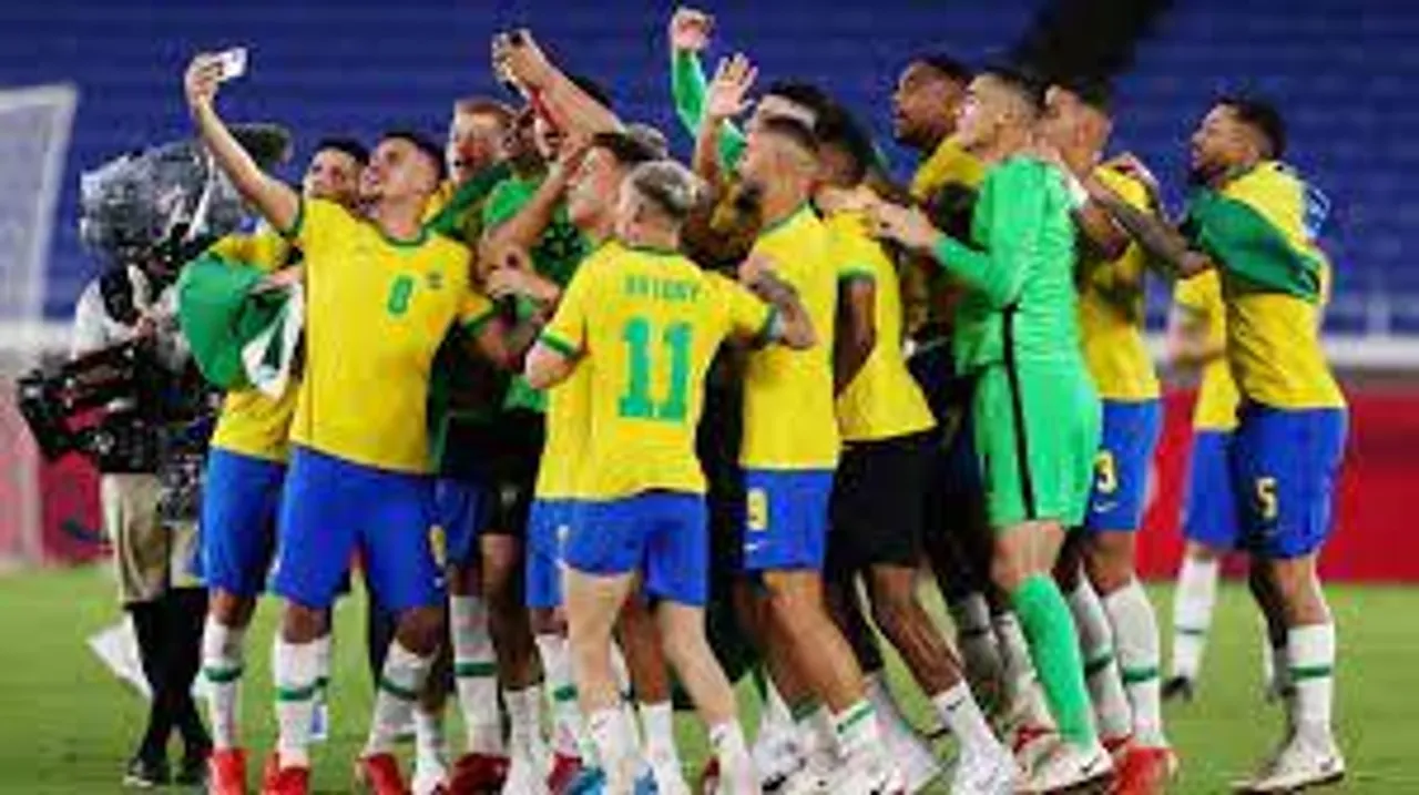 Gold in men's football in Brazil