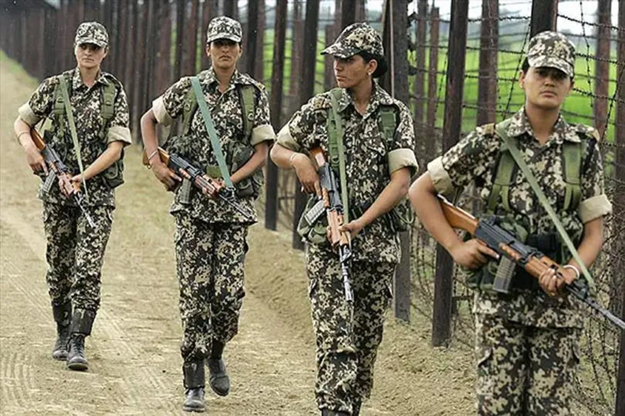 Women contables deployed in Indo-Bangla border by BSF