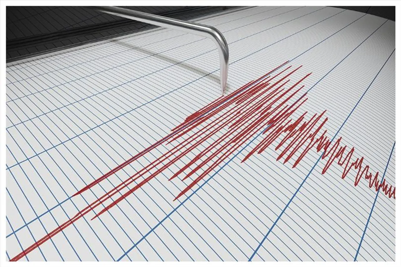 A strong earthquake