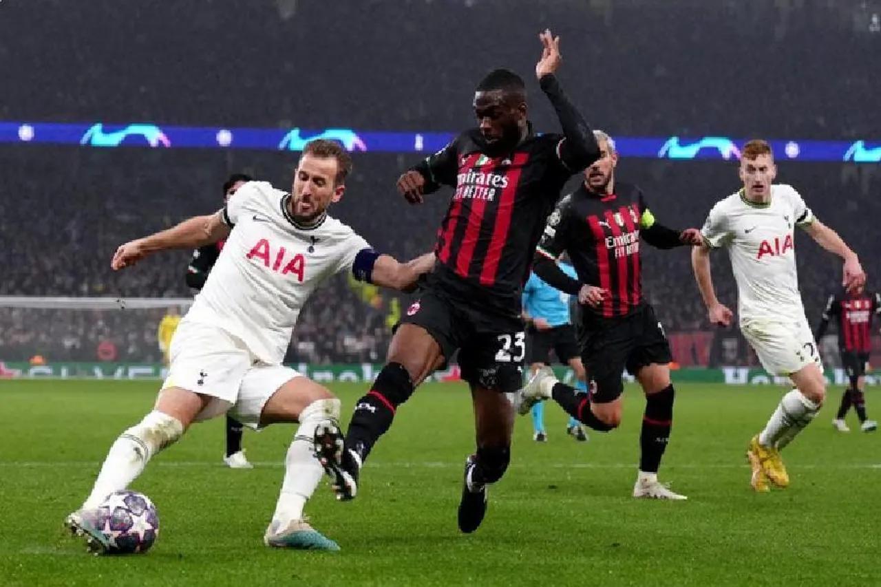 The match between Tottenham and Milan ended in a draw