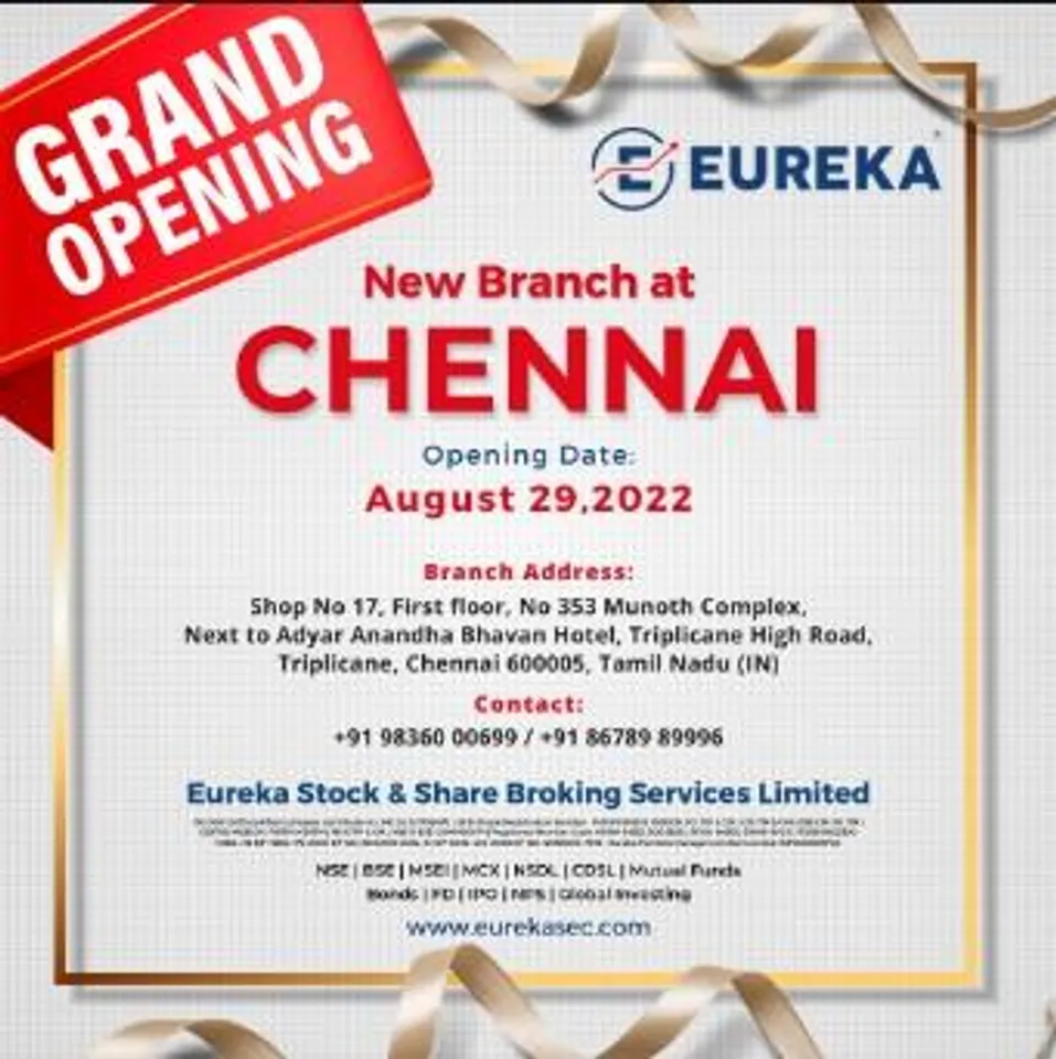 EUREKA's new branch now at Chennai