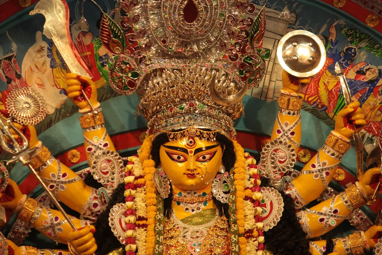 'Vangan' in Shyama Sangh Pujo