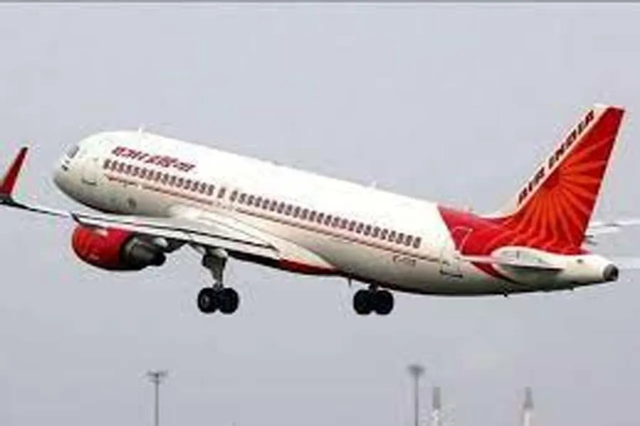 Burning smell in mid-air, Air India plane