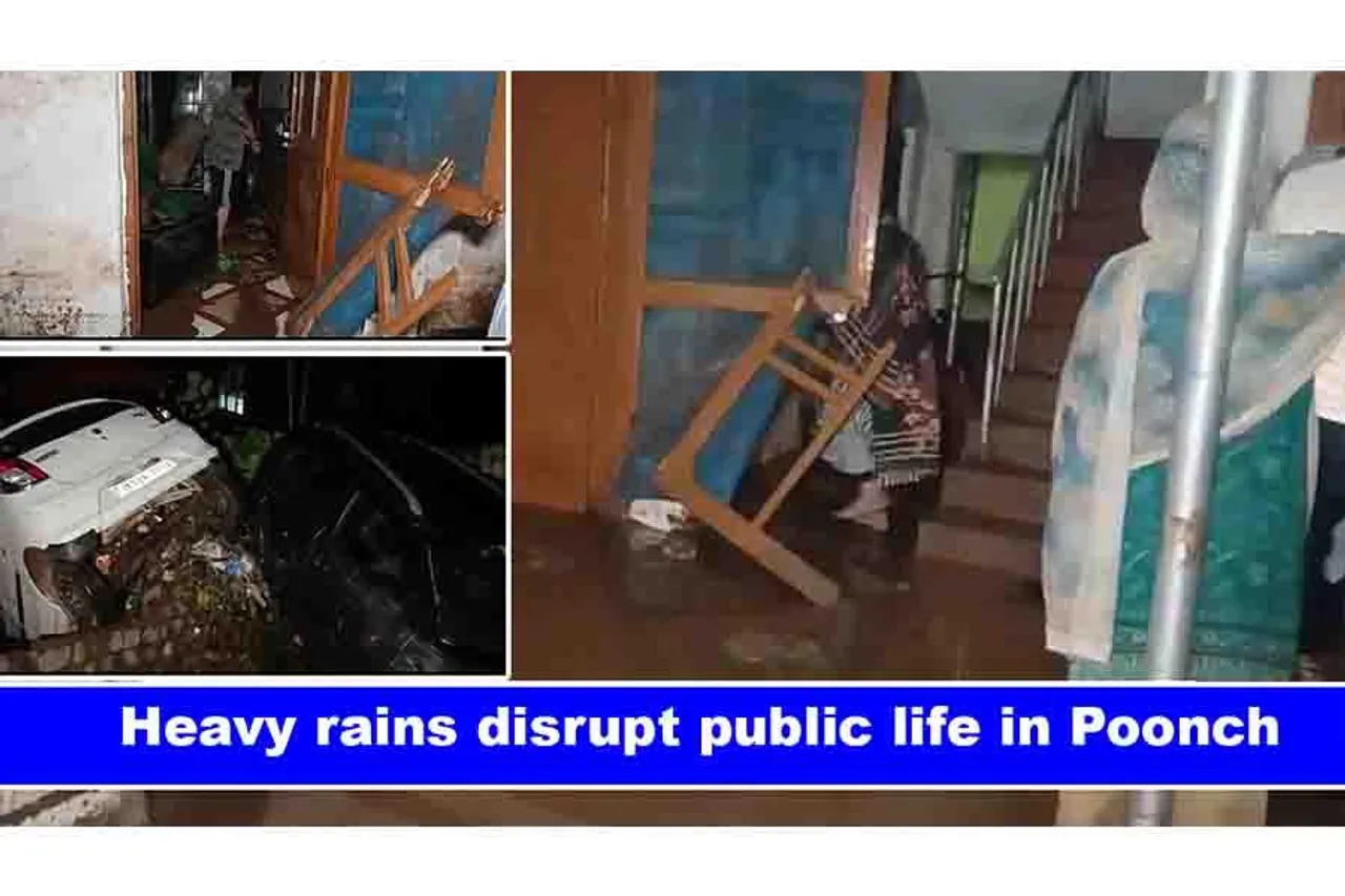 Heavy rains disrupt public life in Poonch