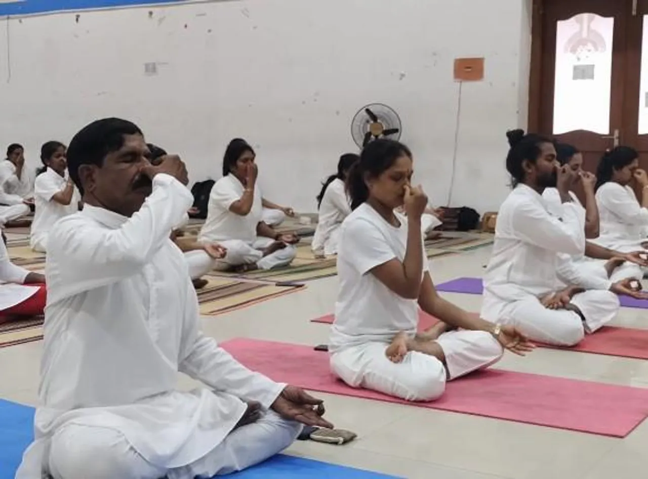 REPORT OF THE INTERNATIONAL DAY OF YOGA PROGRAMMES AT MAHER