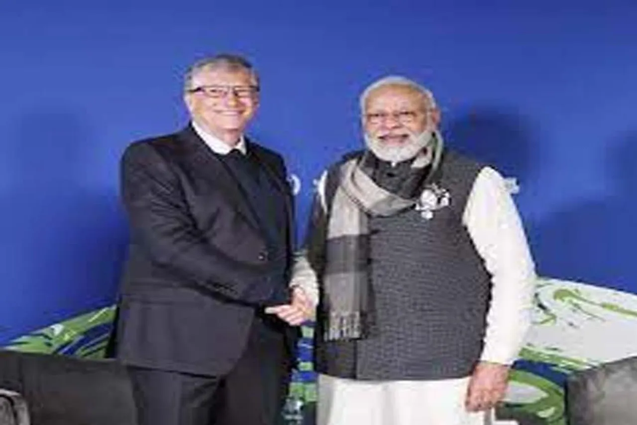 Bill Gates congratulated Narendra Modi