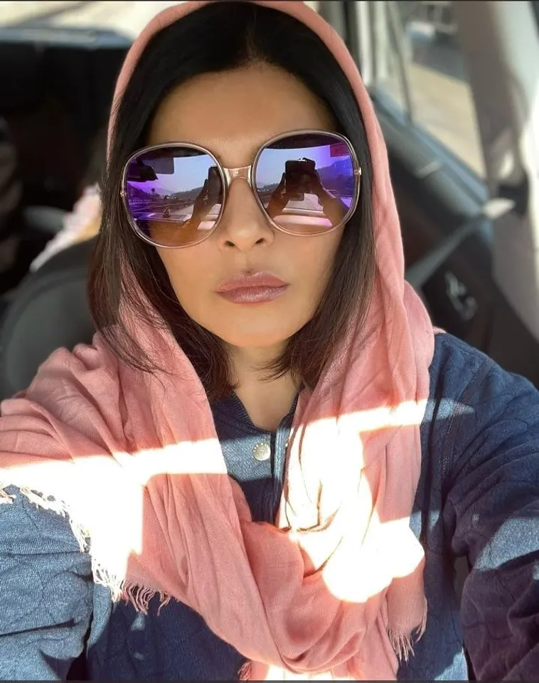 Sushmita Sen shared selfie from her holidays
