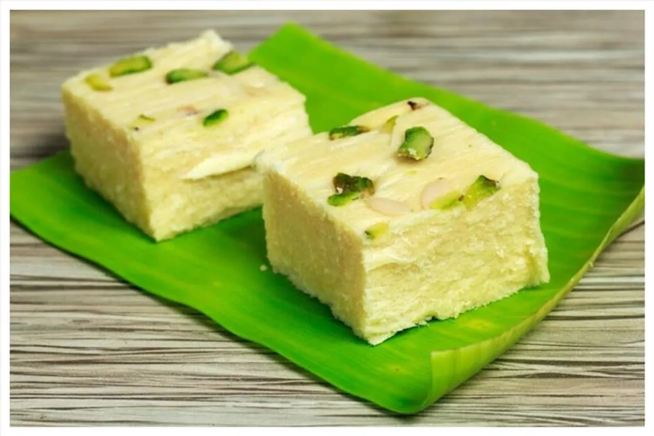 Soan Papdi is a very popular sweet dish on Diwali