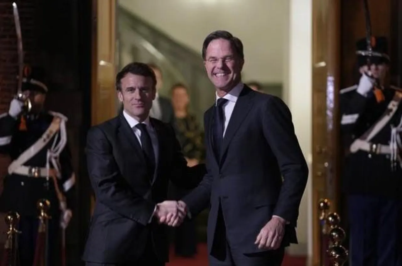 French president and Dutch prime minister say Ukraine did not request fighter jets from them