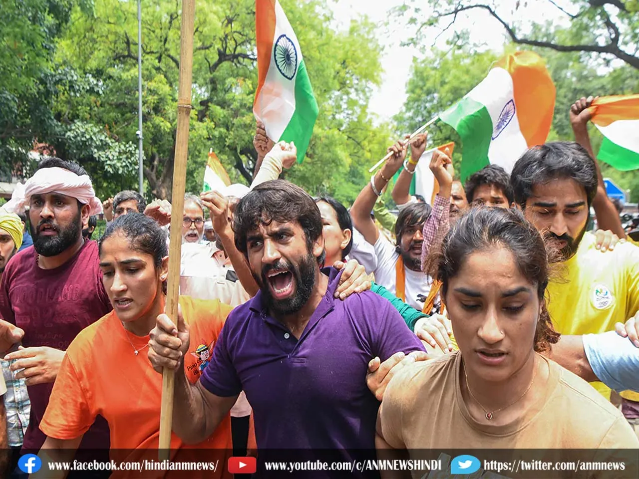 Wrestler's Protest: खेल मंत्री अनुराग ठाकुर के घर पहुंचे पहलवान