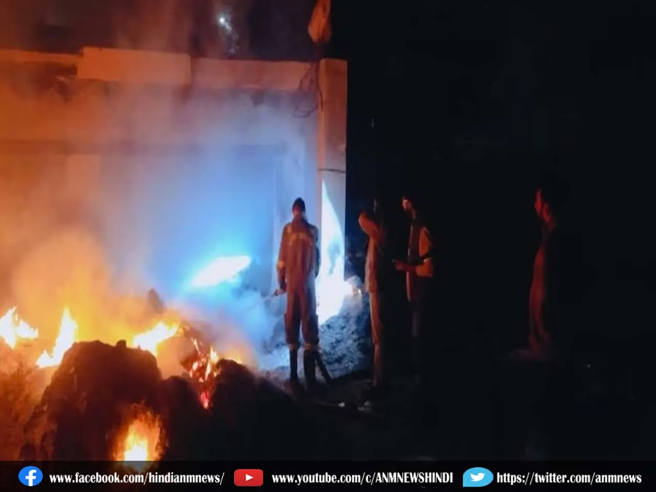 उल्टाडांगा में लगी भीषण आग, gutted warehouse